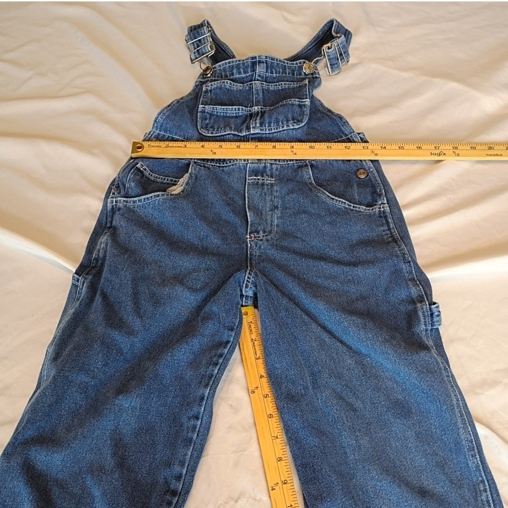 Good Kidz Denim Carpenter Overalls Kids Size S Blue Excellent Bib Dungarees